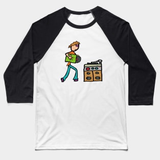 Vinyl Record Collector Baseball T-Shirt